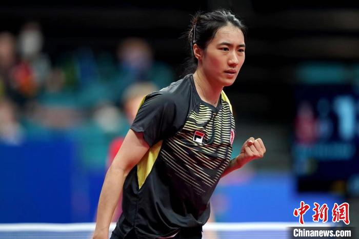 中国香港女团。　国际乒联 摄